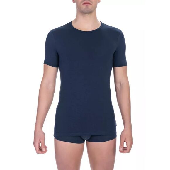 Bikkembergs Blue Cotton Men's Men's T-Shirt